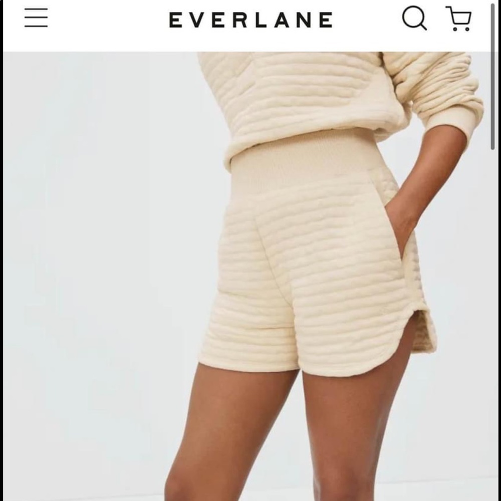 Everlane quilted shorts